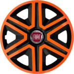NRM Capace pentru FIAT 14", ACTION DOUBLECOLOR PORTOCALIU-NEGRU 4bc