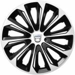 NRM Capace pentru DACIA 15", STRONG DUOCOLOR ALB-NEGRU 4bc