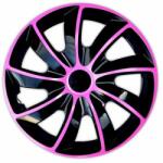 NRM Capace pentru SKODA 15", QUAD BICOLOR ROZ 4bc