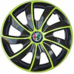 NRM Capace pentru ALFA ROMEO 17", QUAD BICOLOR VERDE 4bc