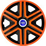 NRM Capace pentru FIAT BLUE 14", ACTION DOUBLECOLOR PORTOCALIU-NEGRU 4bc