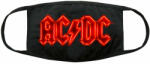 ROCK OFF Maszk AC/DC - Neon Logó - Fekete - ROCK OFF - ACDCMASK02B