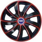 NRM Capace pentru roți FIAT BLUE 14", QUAD BICOLOR ROȘU 4bc