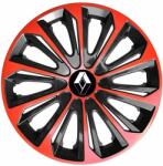 NRM Capace pentru roți RENAULT 14", STRONG DUOCOLOR ROȘU-NEGRU 4bc