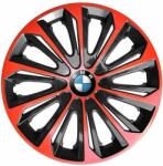 NRM Capace pentru roți BMW 14", STRONG DUOCOLOR ROȘU-NEGRU 4bc