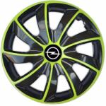 NRM Capace pentru OPEL 16", QUAD BICOLOR VERDE 4bc