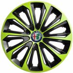 NRM Capace pentru ALFA ROMEO 15", STRONG DUOCOLOR VERDE-NEGRU 4bc