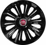 NRM Capace pentru roți FIAT 14", STRONG NEGRU VOPSIT 4bc