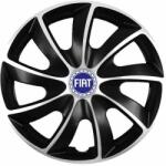 NRM Capace pentru roți Fiat 15", Quad bicolor semn albastru, 4 bc