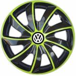 NRM Capace pentru VOLKSWAGEN 16", QUAD BICOLOR VERDE 4bc