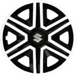 NRM Capace pentru SUZUKI 14", ACTION DOUBLECOLOR ALB-NEGRU 4KS