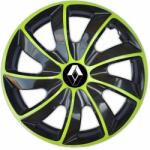 NRM Capace pentru RENAULT 14", QUAD BICOLOR VERDE 4bc