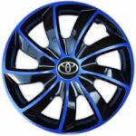 NRM Capace pentru TOYOTA 14", QUAD BICOLOR ALBASTRU 4bc