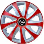 NRM Capace pentru roți OPEL 14", DRIFT EXTRA roșu-argintiu 4bc