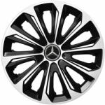NRM Capace pentru MERCEDES 15", STRONG DUOCOLOR ALB-NEGRU 4bc