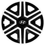 NRM Capace pentru HYUNDAI 16", ACTION DOUBLECOLOR ALB-NEGRU 4KS