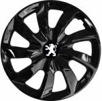 NRM Capace pentru PEUGEOT 15", STIG NEGRU VOPSIT 4bc