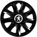 NRM Capace pentru PEUGEOT 15", DRIFT NEGRU VOPSIT 4bc