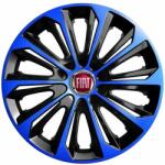 NRM Capace pentru FIAT 15", STRONG DUOCOLOR ALBASTRU-NEGRU 4bc