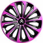 NRM Capace pentru CITROEN 15", STRONG DUOCOLOR ROZ-NEGRU 4bc