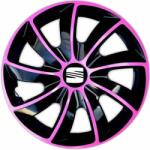 NRM Capace pentru SEAT 14", QUAD BICOLOR ROZ 4bc