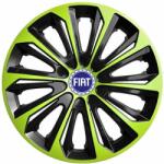 NRM Capace pentru FIAT BLUE 15", STRONG DUOCOLOR VERDE-NEGRU 4bc
