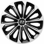 NRM Capace pentru roți HYUNDAI 14", STRONG DUOCOLOR ALB-NEGRU 4bc