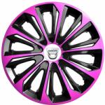 NRM Capace pentru roți DACIA 14", STRONG DUOCOLOR ROZ-NEGRU 4bc