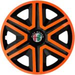 NRM Capace pentru ALFA ROMEO 15", ACTION DOUBLECOLOR PORTOCALIU-NEGRU 4bc