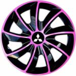 NRM Capace pentru MITSUBISHI 15", QUAD BICOLOR ROZ 4bc