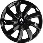 NRM Capace pentru roți RENAULT 17", STIG NEGRU VOPSIT 4bc