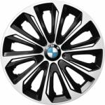 NRM Capace pentru roți BMW 14", STRONG DUOCOLOR ALB-NEGRU 4bc