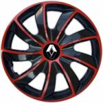 NRM Capace pentru RENAULT 15", QUAD BICOLOR ROȘU 4bc