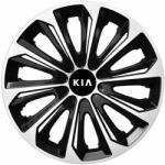 NRM Capace pentru KIA 16", STRONG DUOCOLOR ALB-NEGRU 4bc