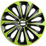 NRM Capace pentru SEAT 16", STRONG DUOCOLOR VERDE-NEGRU 4bc
