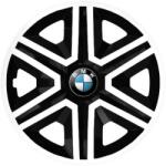 NRM Capace pentru BMW 16", ACTION DOUBLECOLOR ALB-NEGRU 4KS