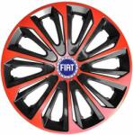 NRM Capace pentru FIAT BLUE 15", STRONG DUOCOLOR ROȘU-NEGRU 4bc