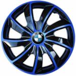 NRM Capace pentru BMW 15", QUAD BICOLOR ALBASTRU 4bc