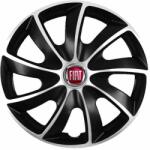 NRM Capace pentru roți Fiat 14", Quad bicolor semn roșu, 4 bc