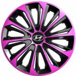 NRM Capace pentru roți HYUNDAI 14", STRONG DUOCOLOR ROZ-NEGRU 4bc