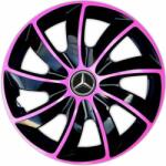 NRM Capace pentru MERCEDES 17", QUAD BICOLOR ROZ 4bc