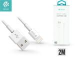 DEVIA Smart USB/Lightning töltő- és adatkábel 2 m - fehér