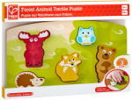 Hape puzlle tactil - animalele din padure (HAPEE1621) - bekid
