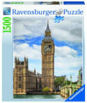 Ravensburger Puzzle Pisica In Big Ben, 1500 Piese - Ravensburger (rvspa16009) Puzzle