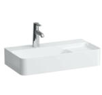 Laufen Val fehér compact mosdó 60x31 cm, csiszolt alsó felülettel, 1 csaplyukkal és túlfolyó nélkül H8172850001561 (H8172850001561)