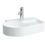 Laufen Val matt fehér mosdó 53x40cm, csiszolt alsó felülettel, 1 csaplyukkal és túlfolyó nélkül H8162887571561 (H8162887571561)