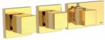 TRES Block-System beépíthető termosztátos 3 utas csaptelep arany 20725399OR (20725399OR)