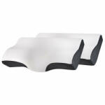 Suporto Set 2X perne cu suport pentru gat din spuma cu memorie Suporto®️ 60 x 34 x 11/7 cm cu perforatii