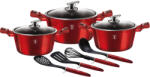 Berlinger Haus Metallic Line Burgundy Edition 10 piese (BH/6150)