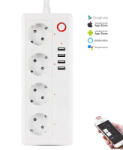 Avatar WiFi Разклонител 16А 3450W 4хГнезда 4хUSB - 40561